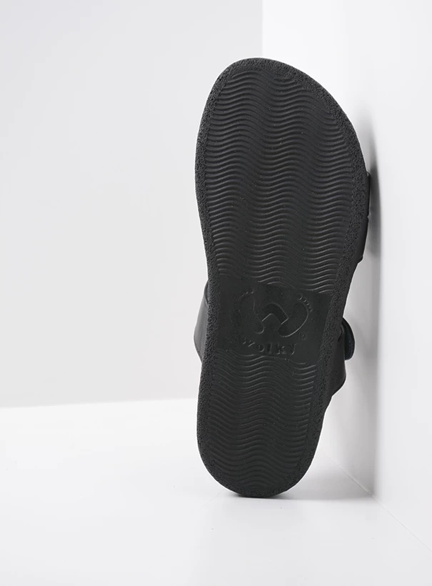 wolky slippers 00511 cirrus men 30000 zwart leer sole