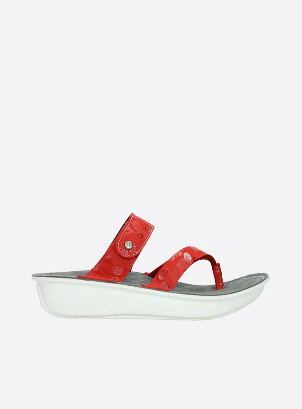 wolky slippers 00877 martinique 12500 rood nubuck