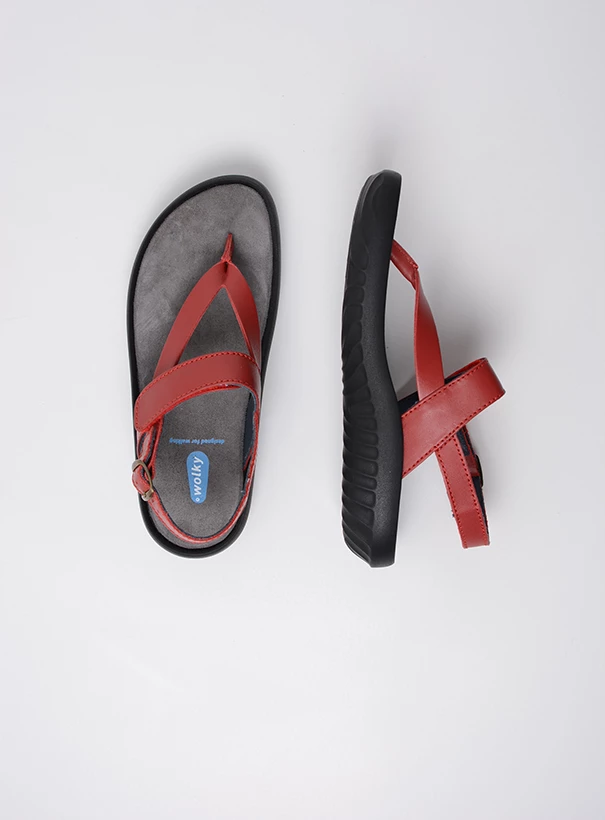 wolky sandalen 00882 cebu 31500 rood leer top