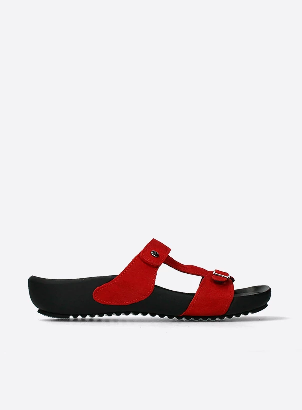 wolky slippers 01000 oconnor 11500 rood nubuck