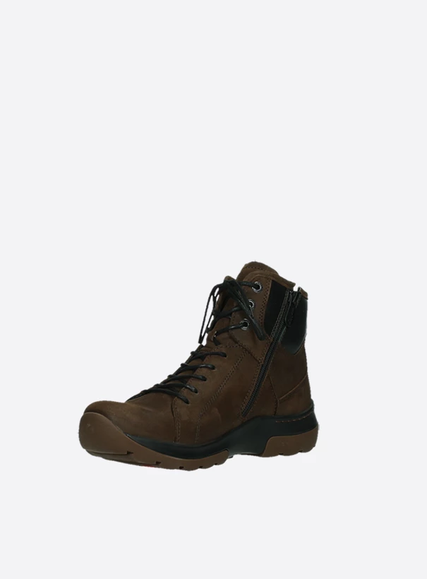 wolky extra comfort 03026 ambient 11410 tobacco bruin nubuck front