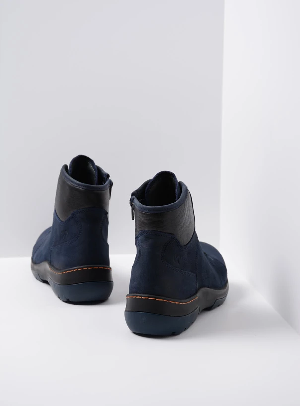 wolky extra comfort 03026 ambient 11801 blauw nubuck back