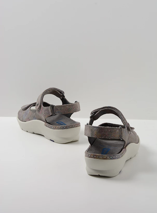 wolky sandalen 03927 delft 45150 flower taupe back