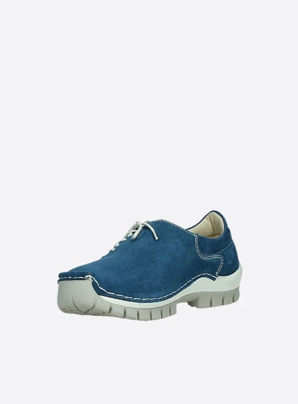 wolky extra comfort 04710 side 40820 denim blauw geolied suede front