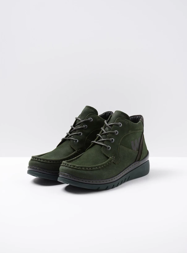 wolky extra comfort 04850 zoom 11735 forest groen nubuck front