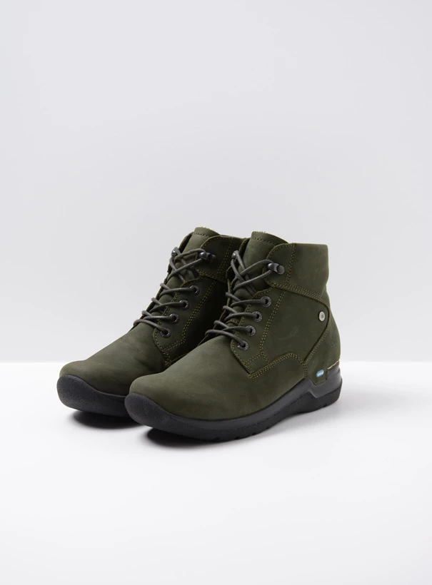 wolky extra comfort 06612 whynot 16735 forest groen nubuck front