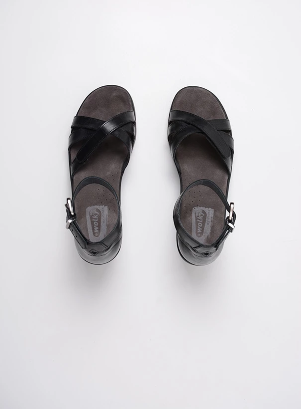 deugd Welkom Interactie Koop jouw Wolky Exit - zwart leer schoenen online